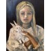 “Girl with a Rabbit” – Original Symbolic Painting by Marina Stognieva “Girl with a Rabbit” – Original Symbolic Painting by Marina Stognieva